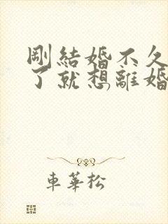 刚结婚不久怀孕了就想离婚怎么办