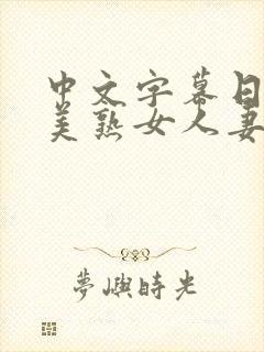 中文字幕日韩欧美熟女人妻在线视频封面