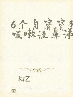 6个月宝宝发烧咳嗽流鼻涕