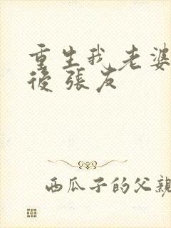 重生我老婆是天后 张友封面