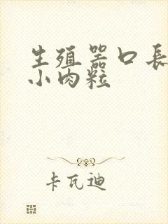 生殖器口长了个小肉粒封面