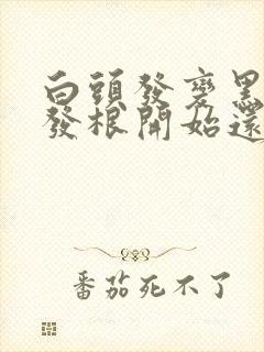 白头发变黑是从发根开始还是发尾