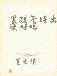 男孩午时出生命运好吗