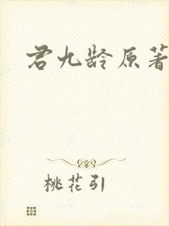 君九龄原著小说