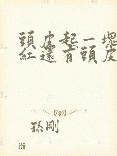 头皮起一块一块红还有头皮屑怎么办封面