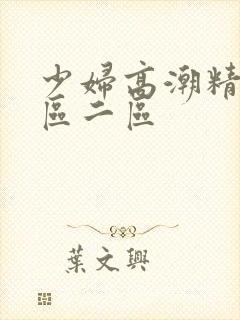 少妇高潮精品一区二区封面