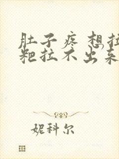 肚子疼 想拉粑粑拉不出来