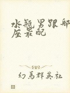 水瓶男跟哪个星座最配