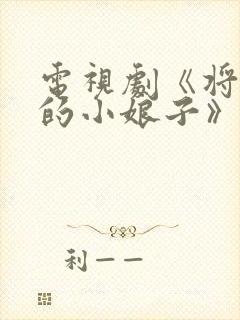 电视剧《将军家的小娘子》封面