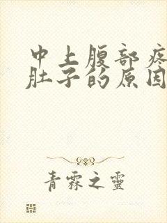 中上腹部疼痛拉肚子的原因