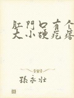 肛门口有个豆子大小硬疙瘩不痛不痒封面