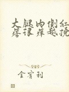 大腿内侧红色疙瘩很痒越挠越多