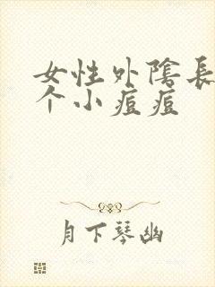 女性外阴长了一个小痘痘