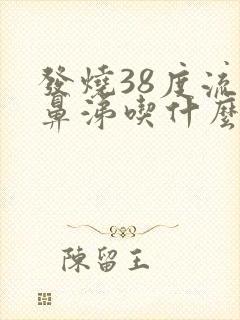 发烧38度流清鼻涕吃什么药最管用