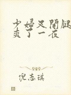 少妇叉开腿让我爽了一夜