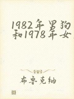 1982年男狗和1978年女马婚配如何