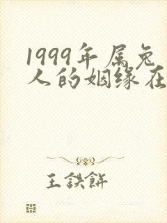 1999年属兔人的姻缘在哪年