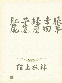 肚子经常胀气放屁怎么回事