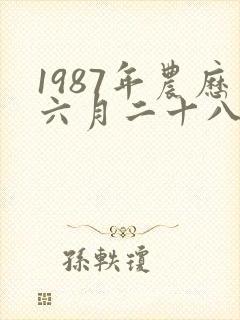 1987年农历六月二十八男兔命运如何