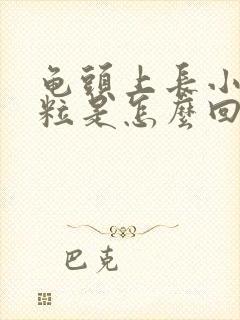 龟头上长小白肉粒是怎么回事