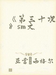 《第三十次调教》sm文