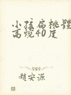 小孩扁桃体化脓高烧40度