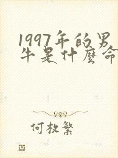 1997年的男牛是什么命