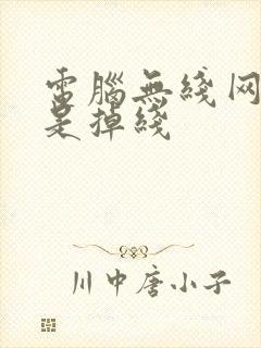 电脑无线网络老是掉线