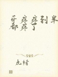 牙疼疼到半边脸都疼了封面