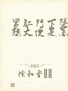 男肛门下坠感老想大便是怎么回事