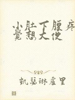 小肚下腹疼痛感觉想大便封面