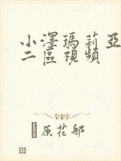 小泽玛莉亚一区二区视频