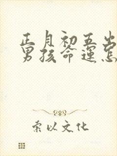 正月初五出生的男孩命运怎么样