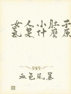 女人小肚子有胀气是什么原因