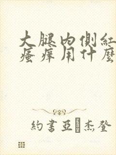 大腿内侧红疙瘩瘙痒用什么药膏好