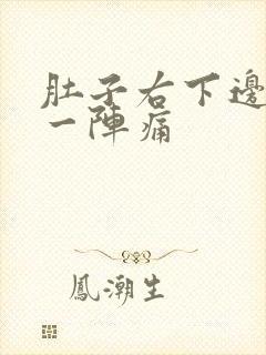 肚子右下边一阵一阵痛