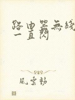 路由器无线网灯一直闪