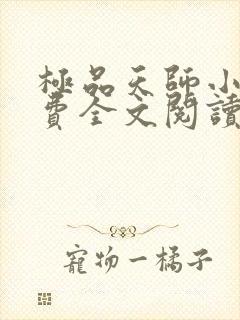 极品天师小说免费全文阅读