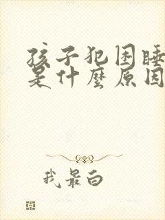 孩子犯困睡不醒是什么原因