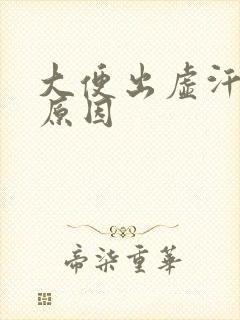 大便出虚汗什么原因