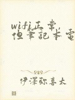 wifi正常,但笔记本电脑连不上网