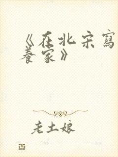 《在北宋写小说养家》