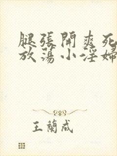 腿张开爽死你个放荡小淫妇文