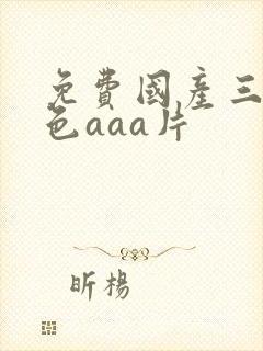免费国产三级黄色aaa片