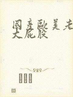 国产欧美老熟妇大屁股