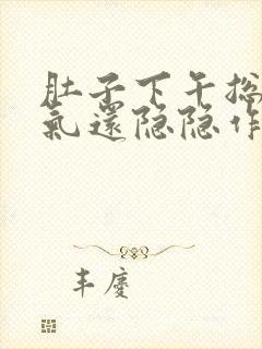 肚子下午总是胀气还隐隐作疼封面