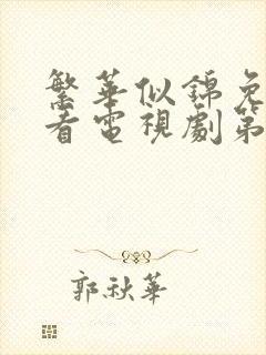 繁华似锦免费观看电视剧第十二集