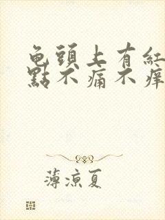 龟头上有红斑红点不痛不痒是怎么回事