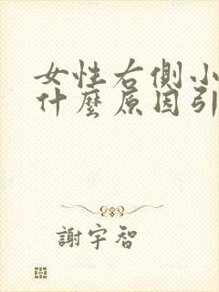 女性右侧小腹痛什么原因引起的