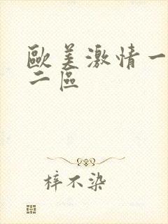 欧美激情一区,二区封面